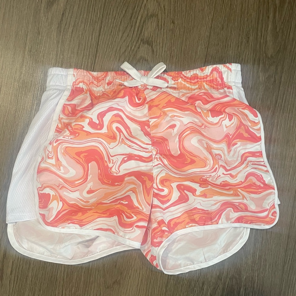 Multi colored athletic shorts